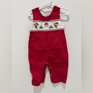 Festive Red Santa Romper for Kids